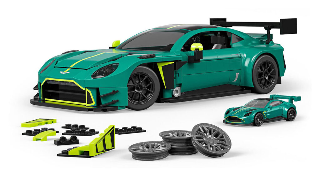 Mattel Brick Shop Hot Wheels ’24 Aston Martin Vantage GT3