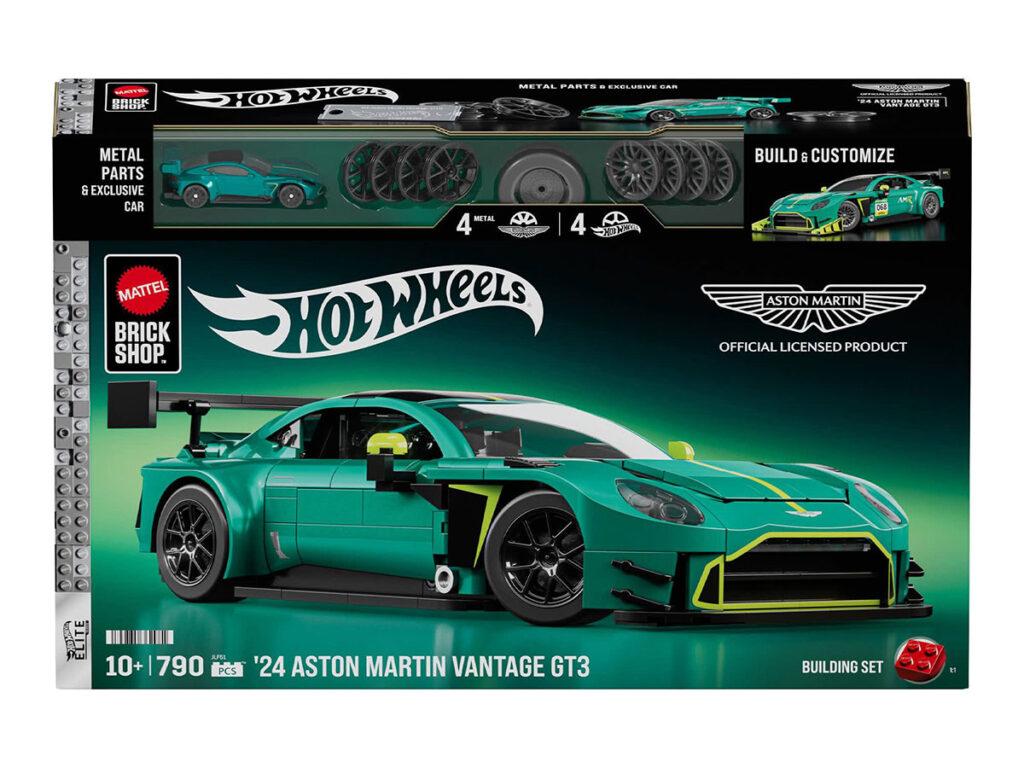 Mattel Brick Shop Hot Wheels ’24 Aston Martin Vantage GT3