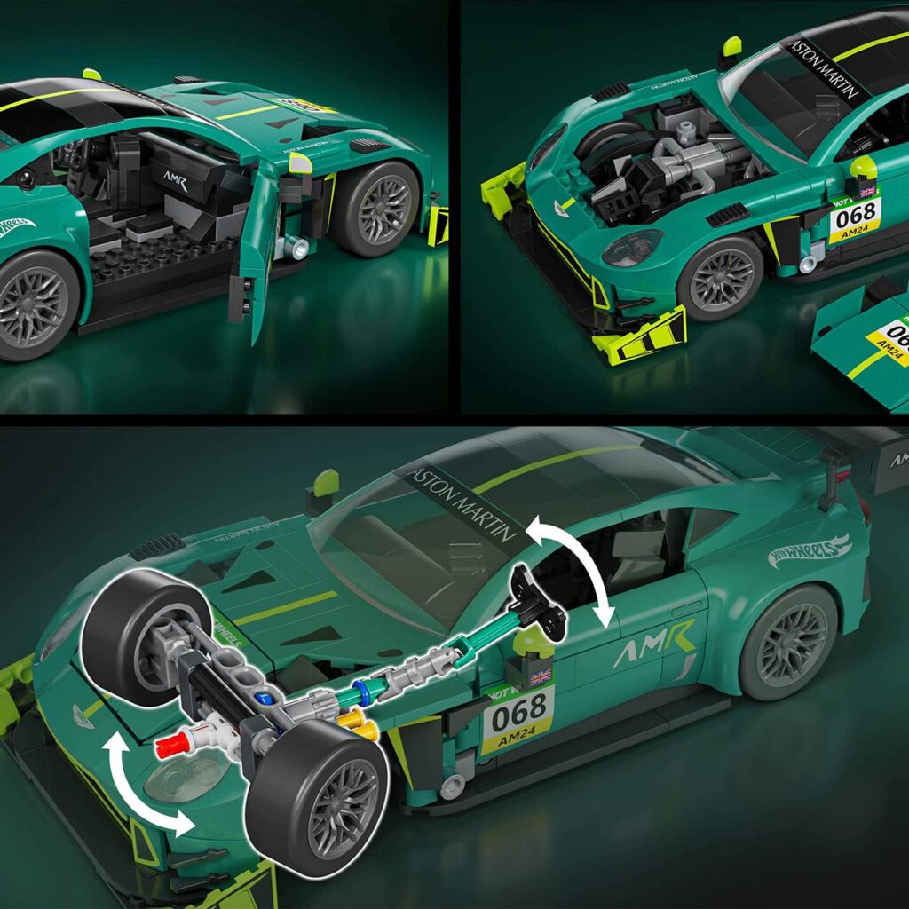 Mattel Brick Shop Hot Wheels ’24 Aston Martin Vantage GT3