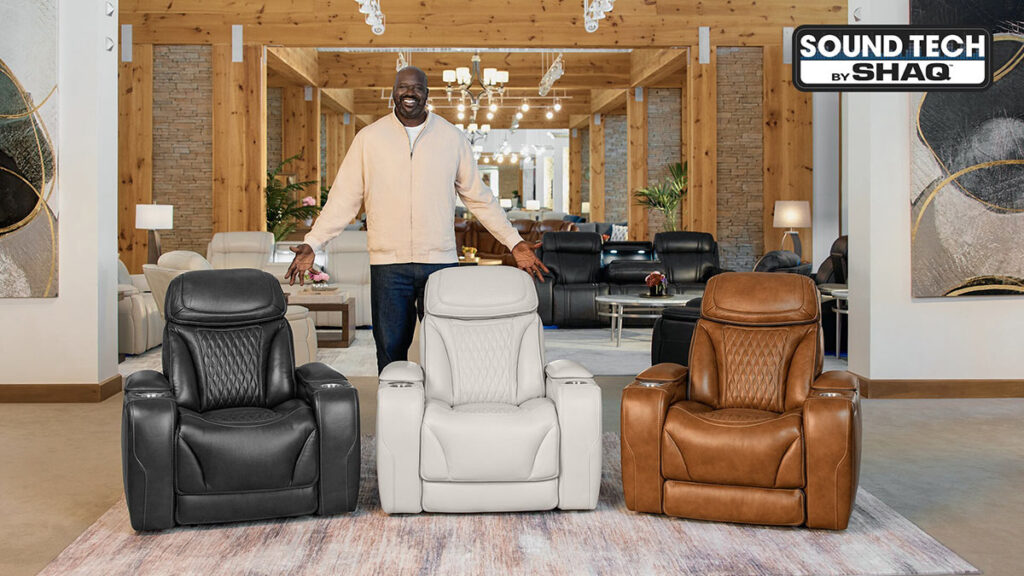 Shaq Recliner To Go Leather Triple Power