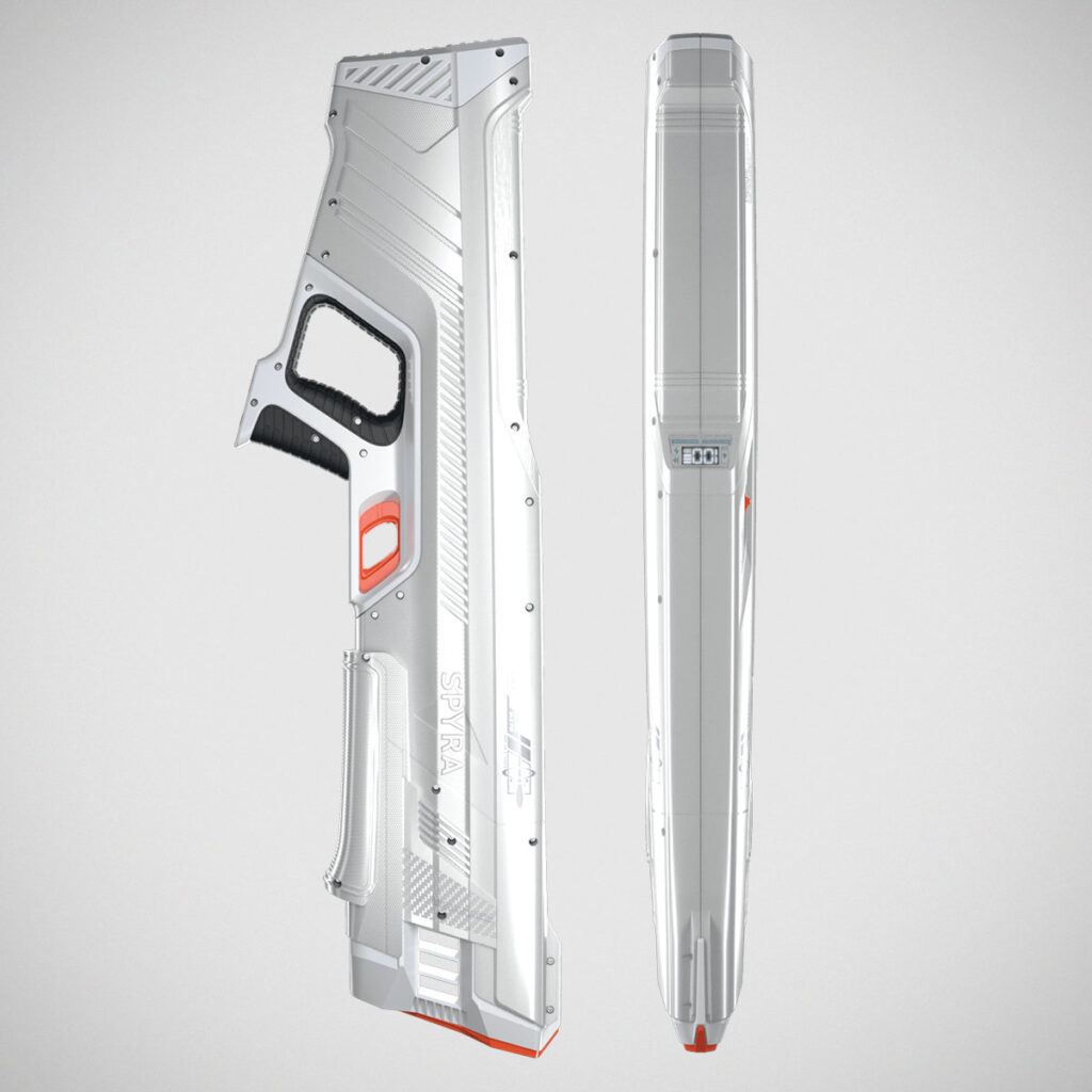 SpyraThree White Out Electronic Water Blaster