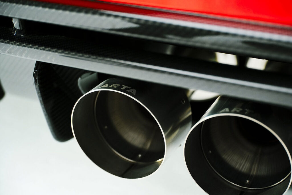 ARTA GT FL5 the exhaust tips