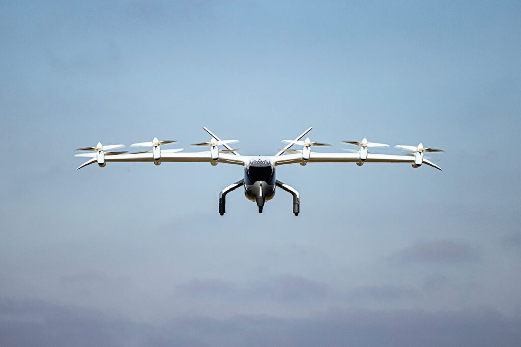Archer Midnight eVTOL air taxi electric vertical takeoff aircraft with multi-rotor design for urban air mobility