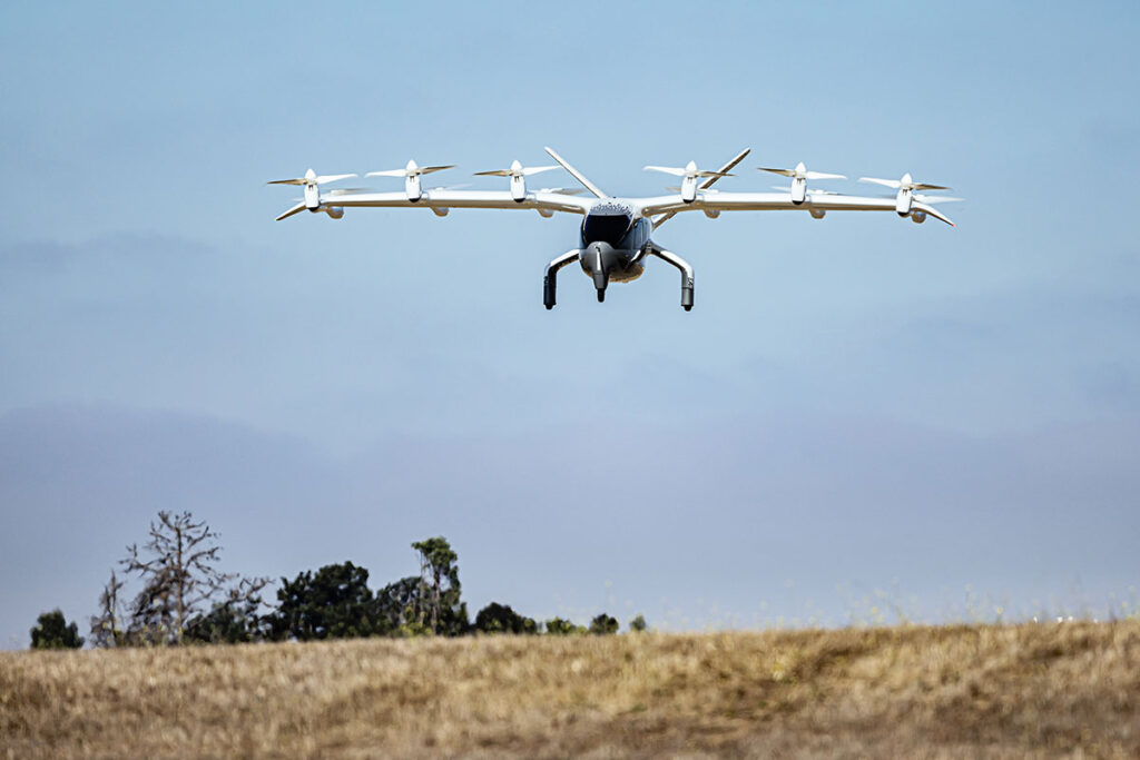 Archer Midnight eVTOL air taxi electric vertical takeoff aircraft with multi-rotor design for urban air mobility