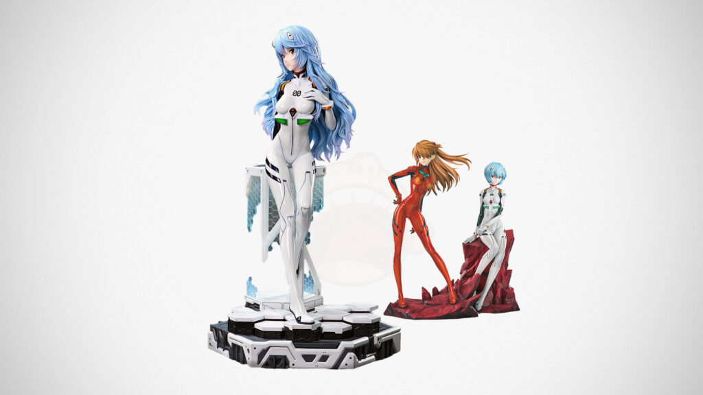 Good Smile Arts Shanghai Asuka and Rei Figures and Prime 1 Studio Long-haired Rei Ayanami Statue