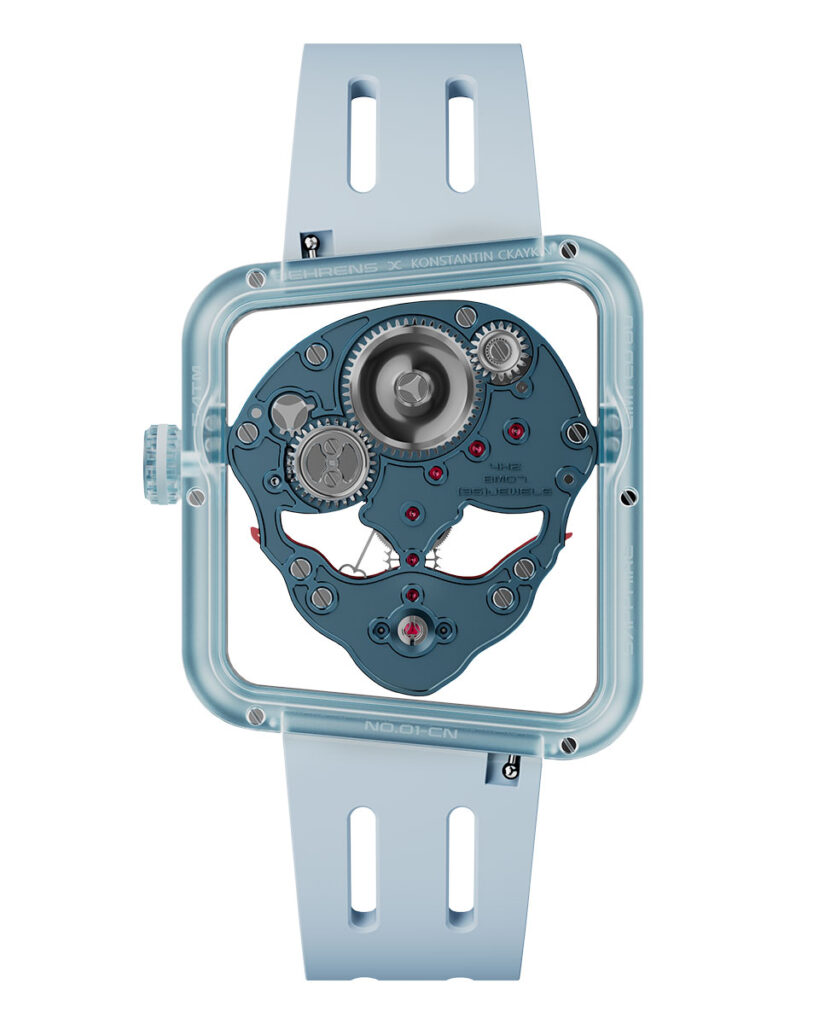 BEHRENS Konstantin Chaykin Ace of Heart watch with Joker-style dial and heart-shaped seconds display