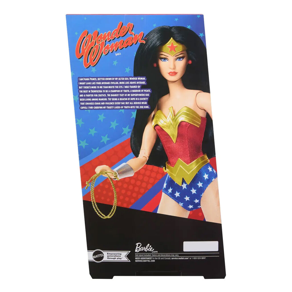 Barbie Signature DC Wonder Woman Barbie Doll Packaging