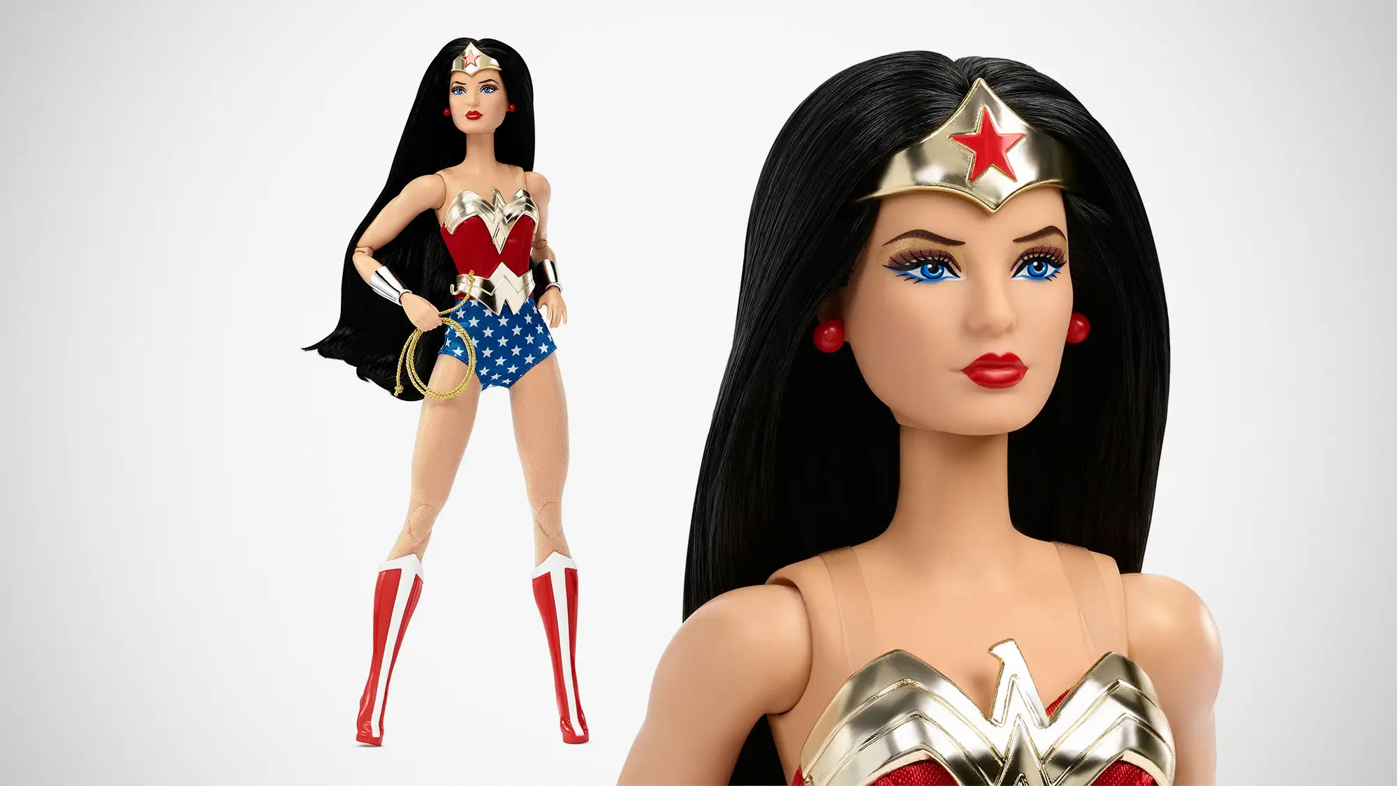Barbie Signature DC Wonder Woman Barbie Doll 85th anniversary edition in classic comic costume
