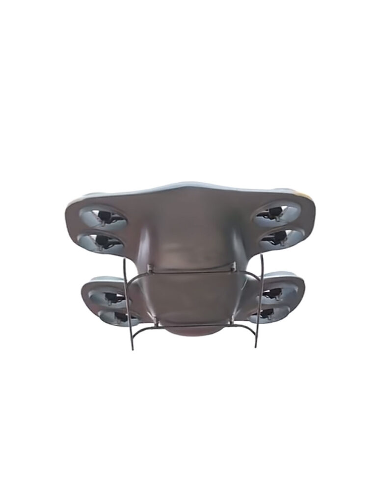 E-Hawk Flying Car eVTOL UFO-style electric flying vehicle with fully ducted fan system revealed in Wuhan China