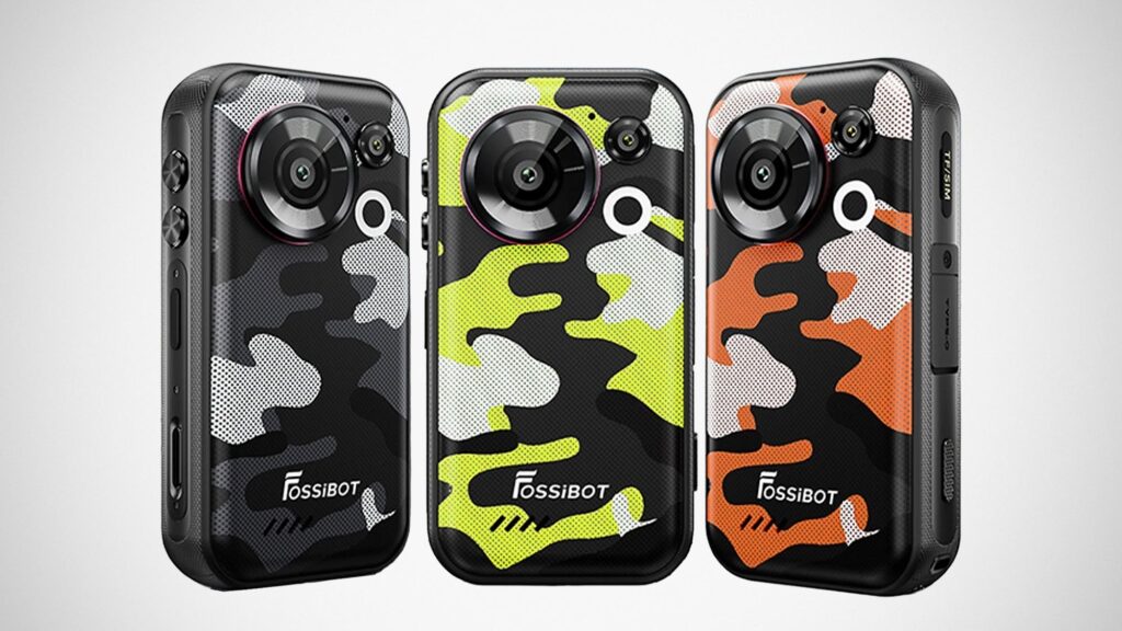 FOSSiBOT F116 Pro 5G rugged smartphone with rear action camera and compact 4-inch display design