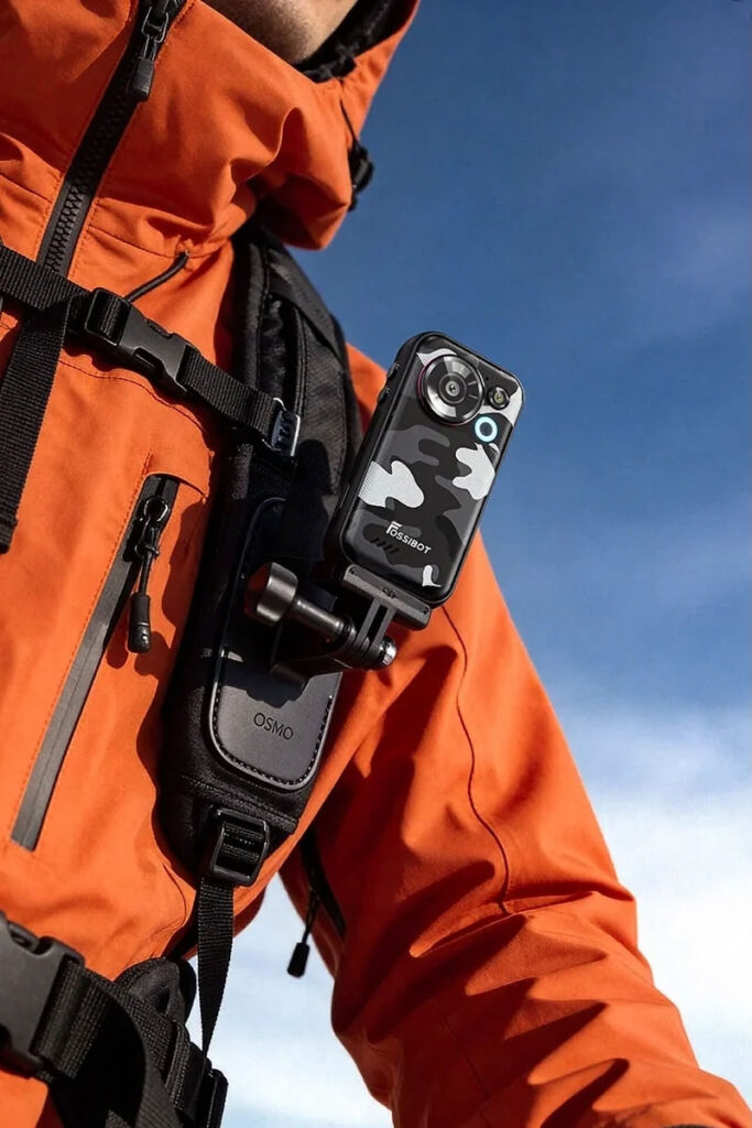 FOSSiBOT F116 Pro 5G rugged smartphone with rear action camera and compact 4-inch display design