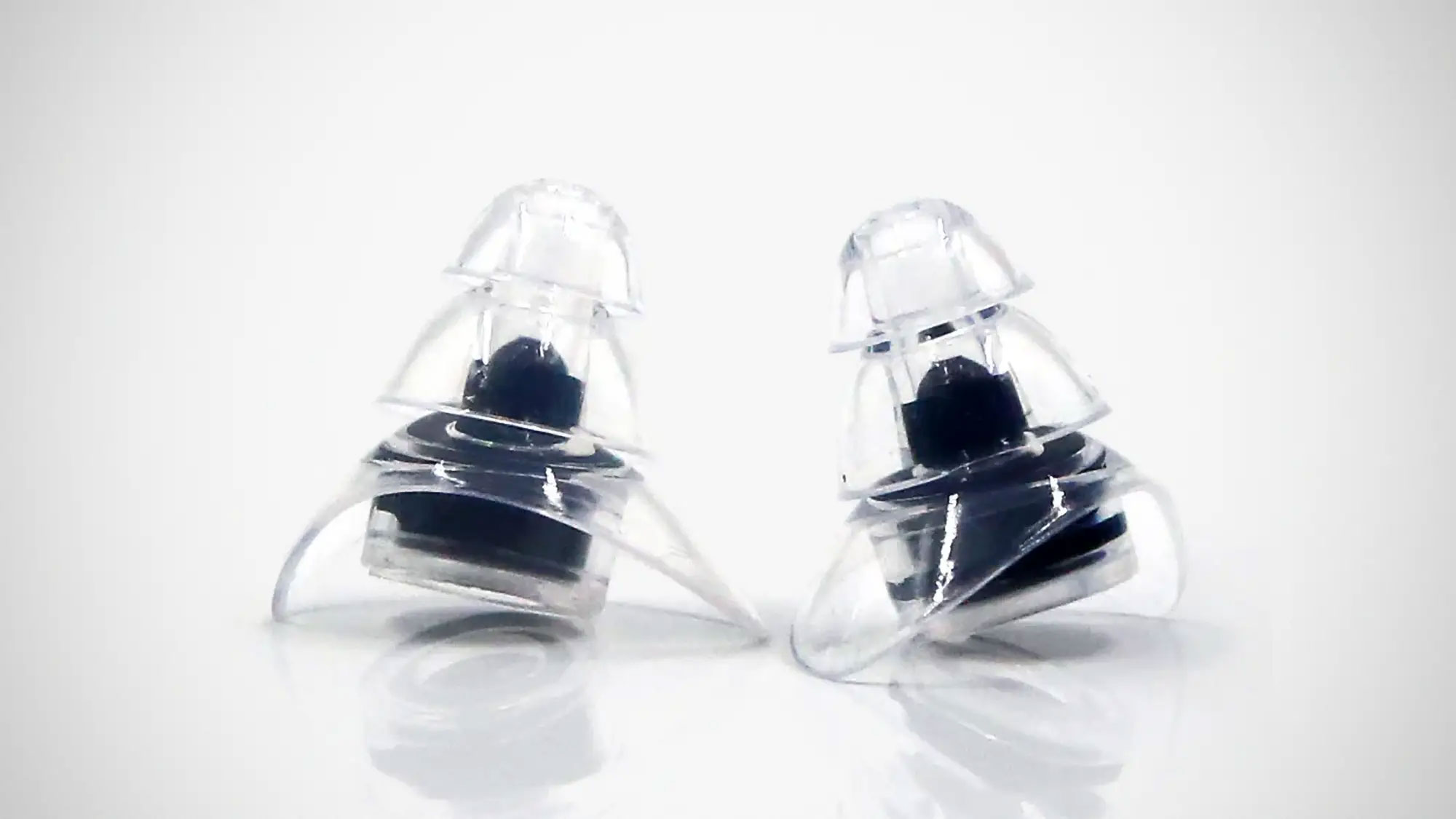 Heavys H1F1 Earplugs reusable concert earplugs with acoustic filter and keychain carry case