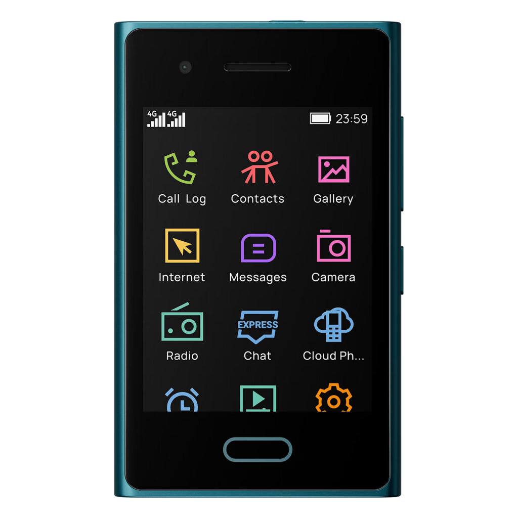 HMD Touch 4G hybrid phone with 3.2-inch touchscreen designed for first-time smartphone users