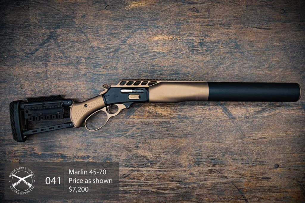 Integrally Suppressed Lever Action Rifle