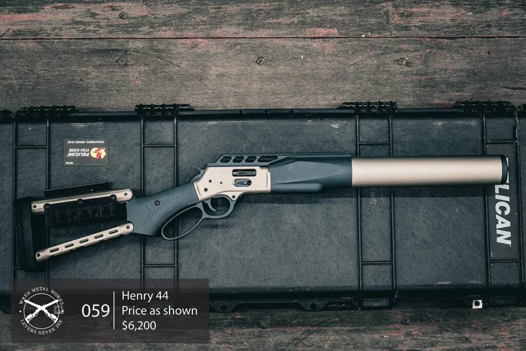 Integrally Suppressed Lever Action Rifle