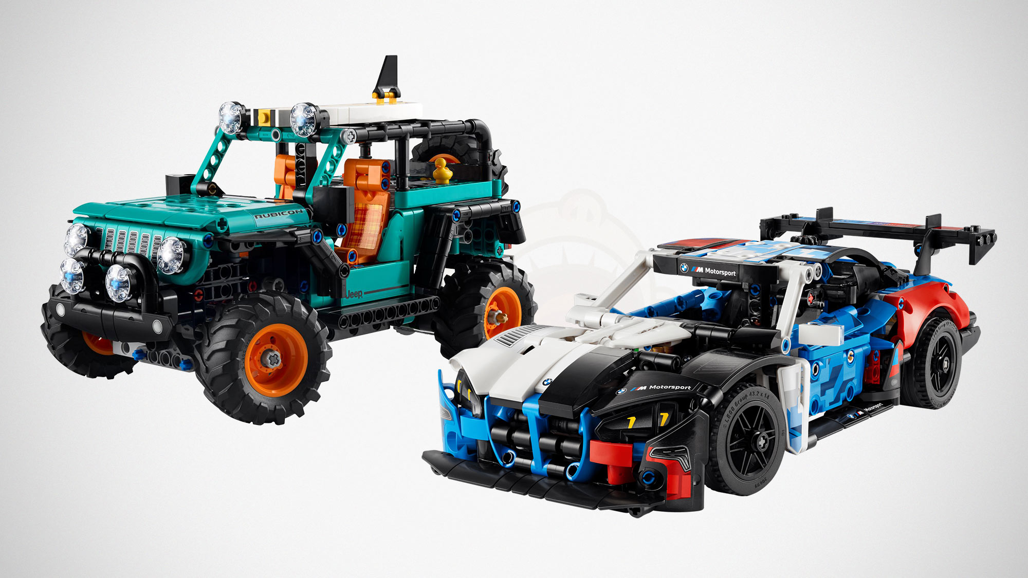 LEGO BMW M4 GT3 EVO & Jeep Wrangler Rubicon