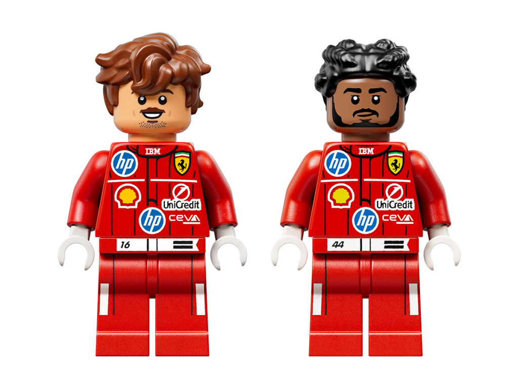 LEGO Editions Scuderia Ferrari HP Helmet sets' minifigures