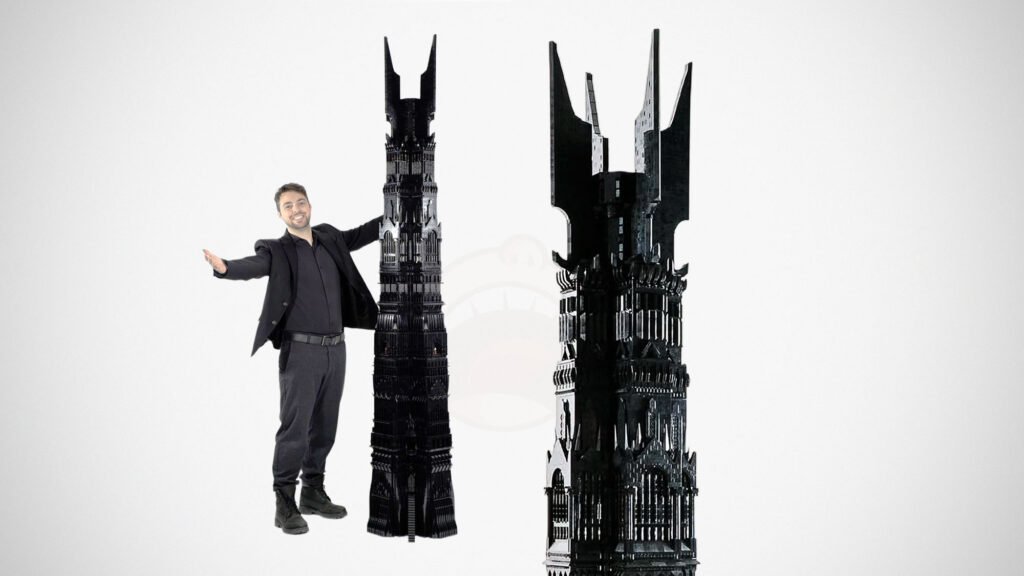 LEGO Wizard’s Black Tower Orthanc MOC Saruman tower SteBrick Masters Designers Series model