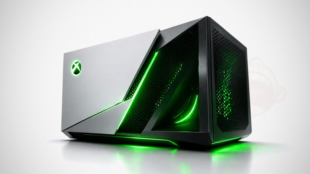 Microsoft Project Helix hybrid Xbox console concept blending console gaming with native PC game support