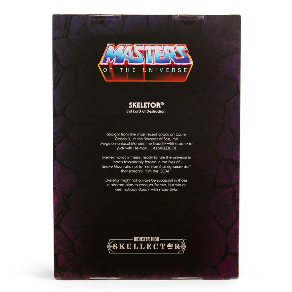Monster High Skullector Skeletor Doll Packaging