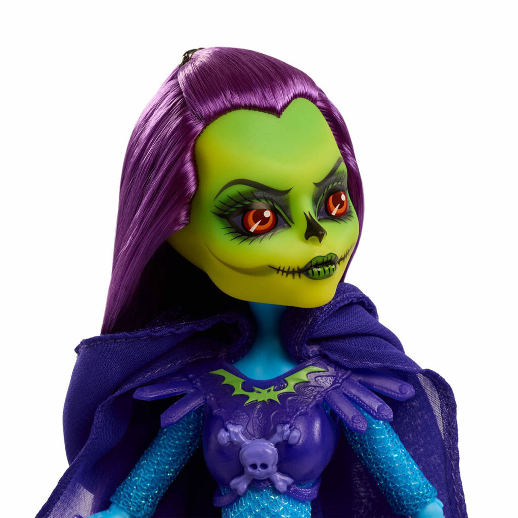 Monster High Skullector Skeletor Doll Masters of the Universe crossover fashion figure with Havoc Staff
