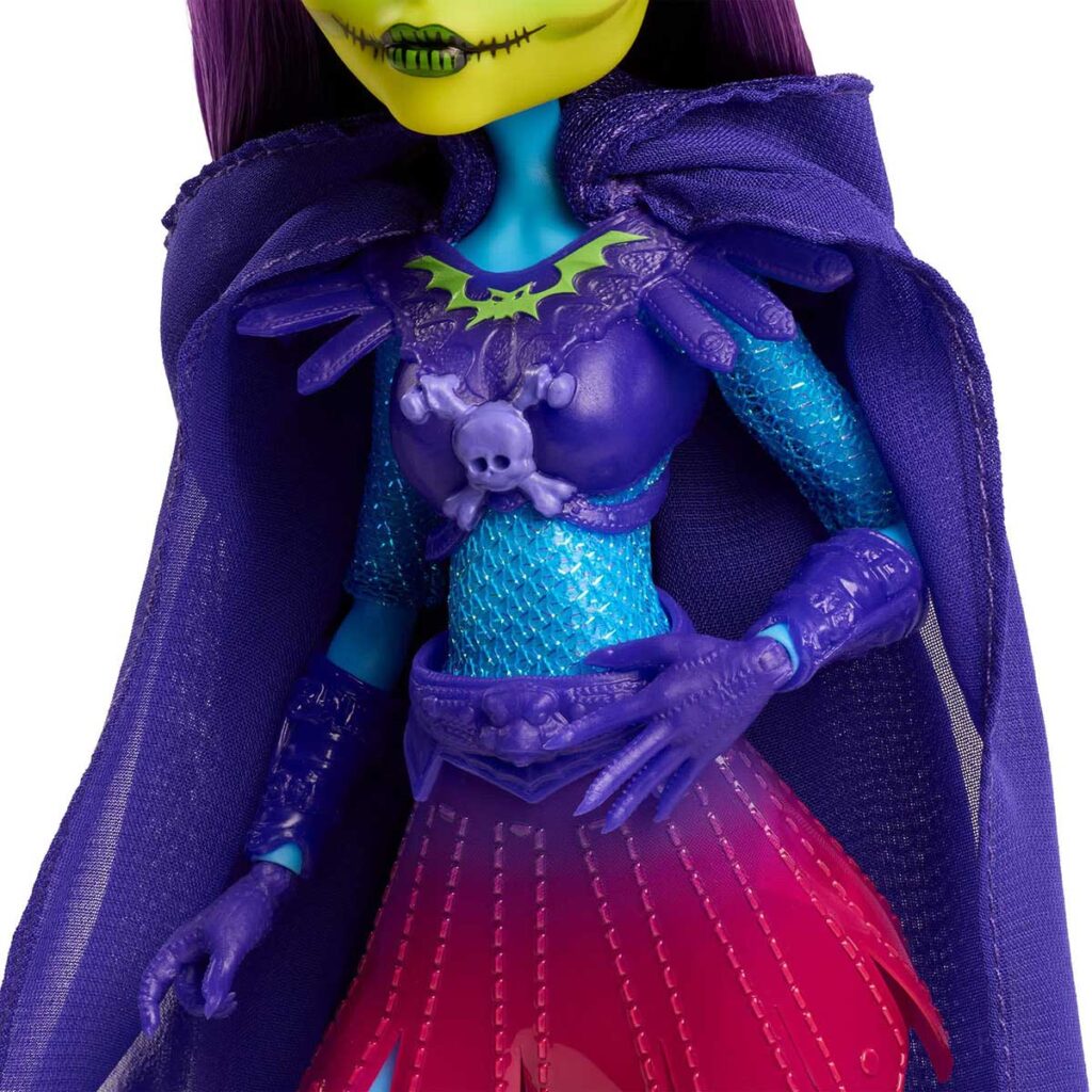 Monster High Skullector Skeletor Doll Masters of the Universe crossover fashion figure with Havoc Staff
