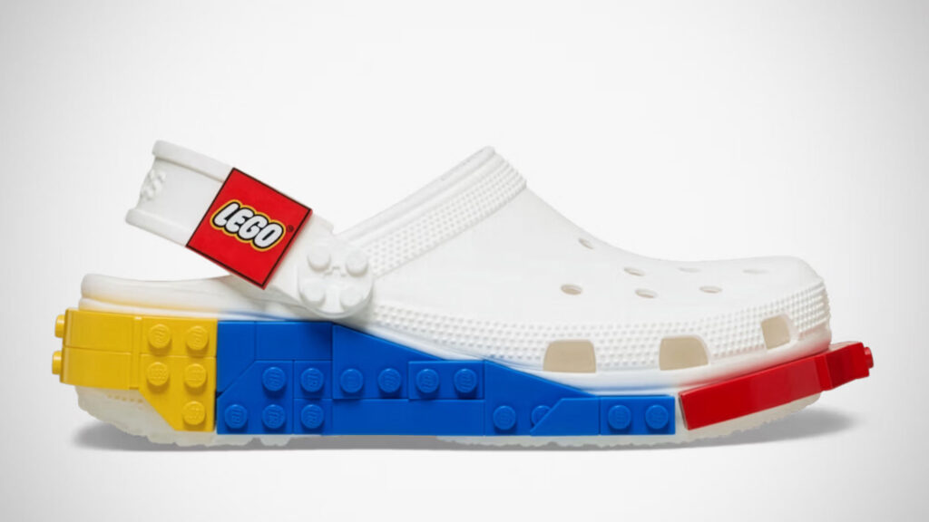 LEGO x Crocs Midnight Garden Masterbrand Creativity and Kids Creativity clogs with LEGO studded sole brick mold and Jibbitz charms