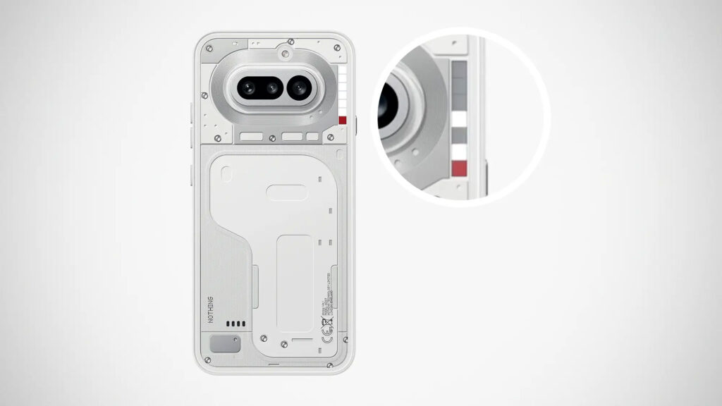 Nothing Phone 4a transparent design with Glyph Bar lighting and tinted glass finish