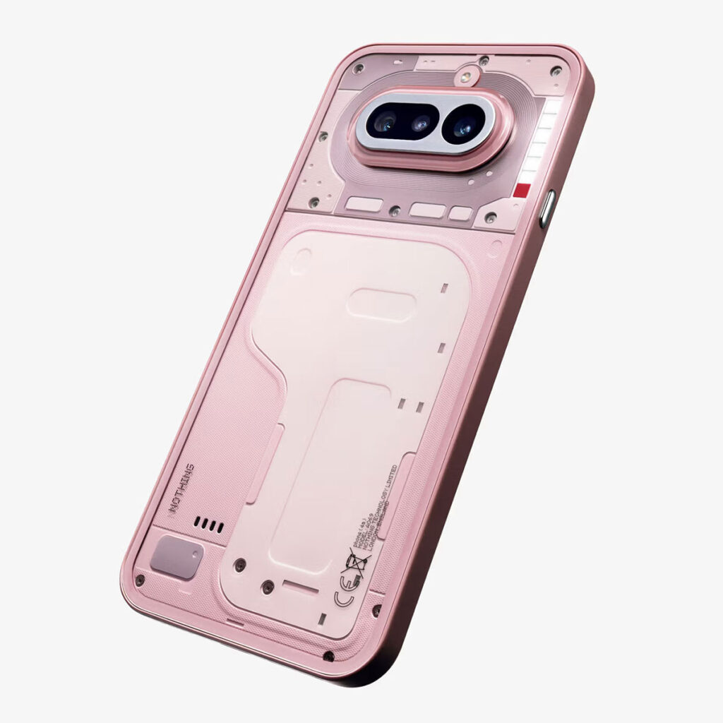 Nothing Phone 4a transparent design with Glyph Bar lighting and tinted glass finish