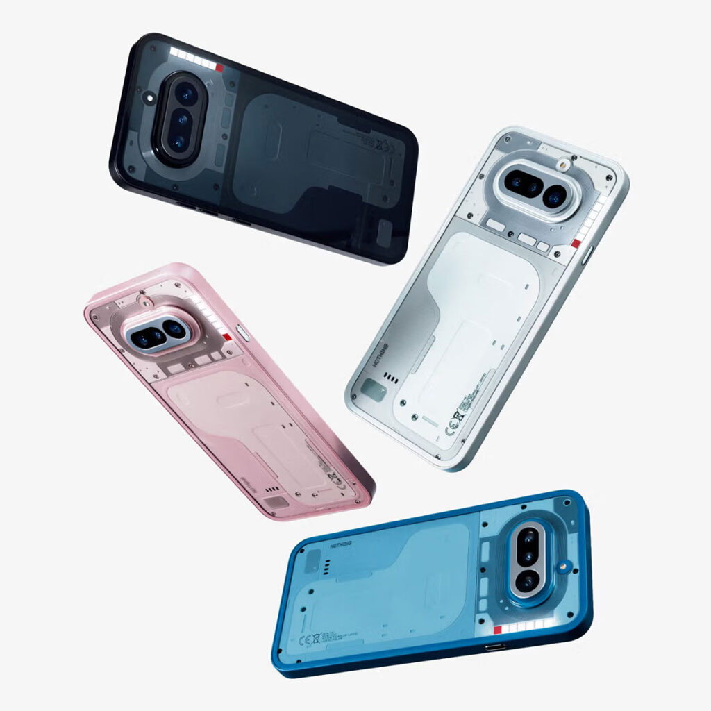Nothing Phone 4a transparent design with Glyph Bar lighting and tinted glass finish