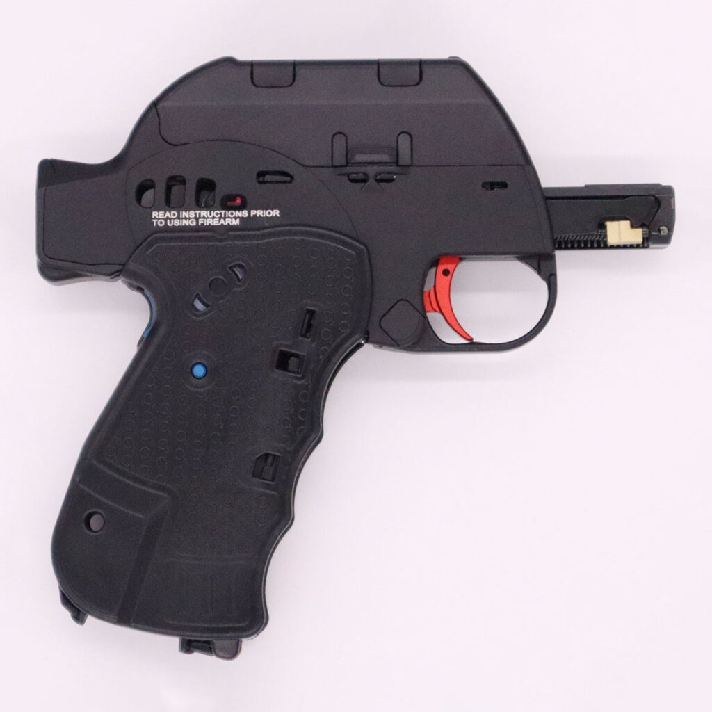 Ounce Pistols collapsible semi automatic 22LR pistol folded concealed carry design
