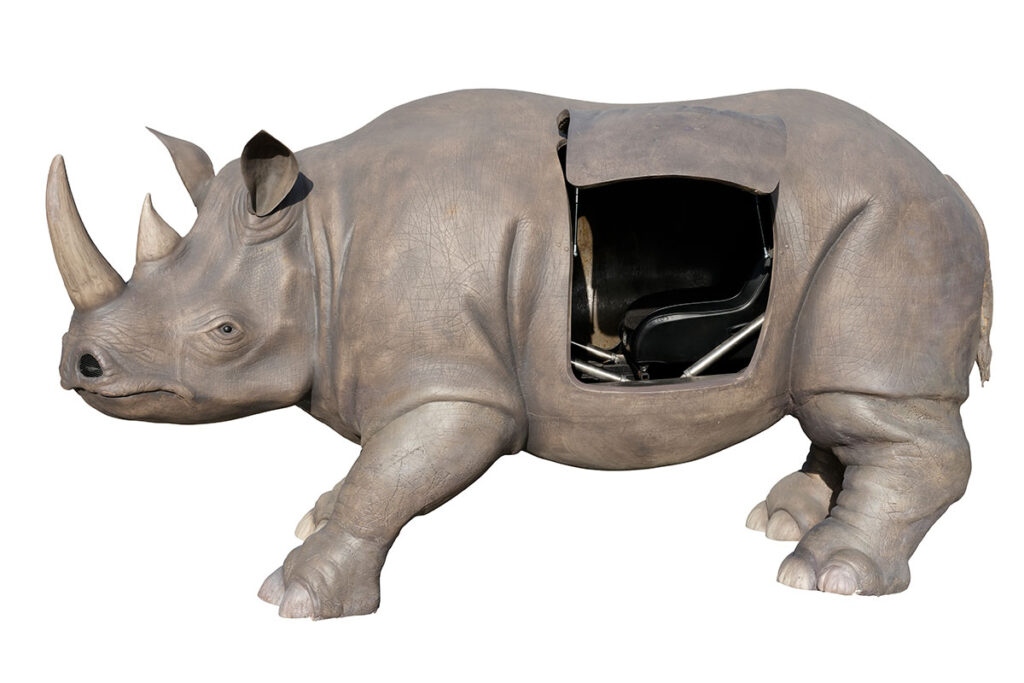 Planet Hollywood Collection Ace Ventura Oversized Mechanical Butt Birth Rhino