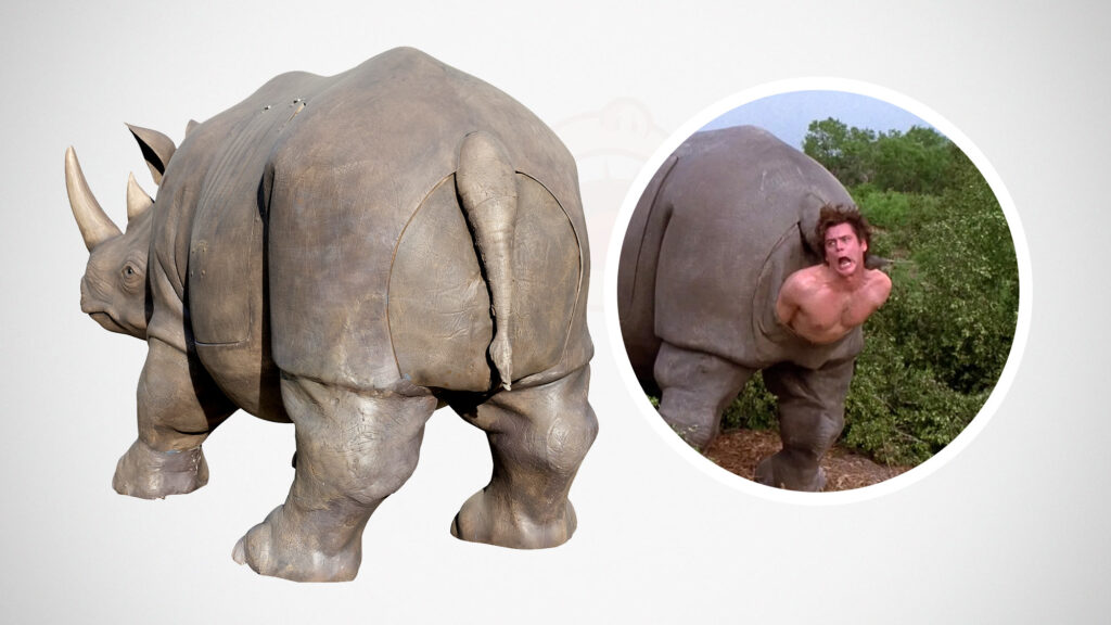 Planet Hollywood Collection Ace Ventura Oversized Mechanical Butt Birth Rhino