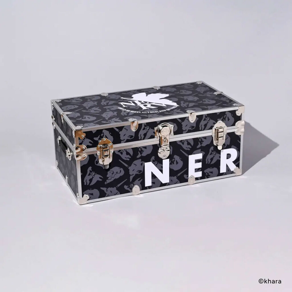 RADIO EVA Monogram Trunk by Rhino Trunk & Case Evangelion 30th anniversary collaboration storage trunk