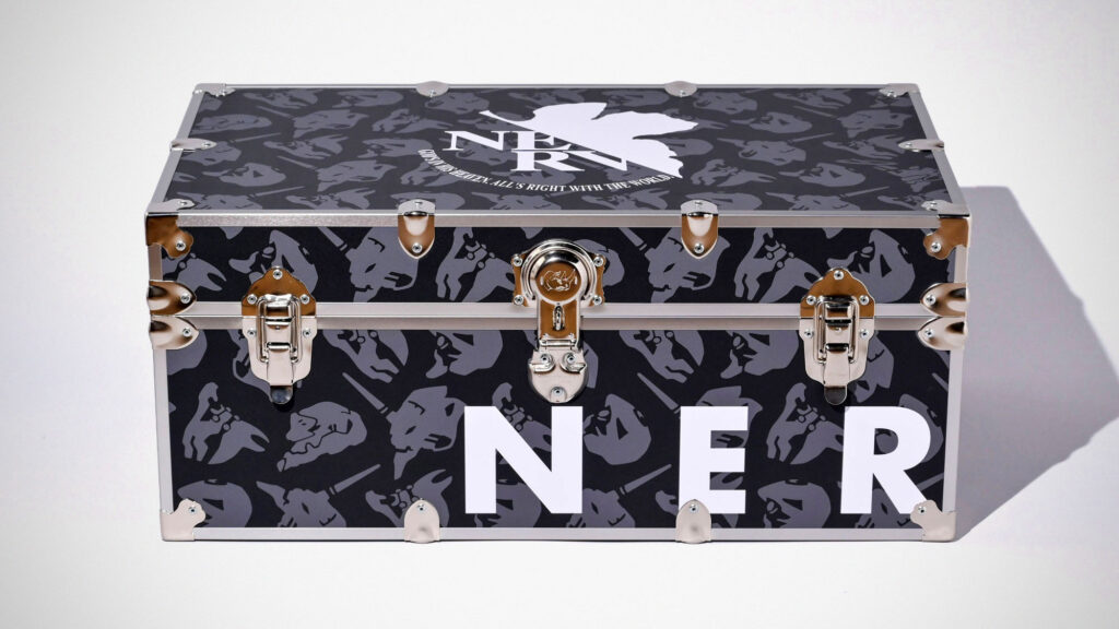RADIO EVA Monogram Trunk by Rhino Trunk & Case Evangelion 30th anniversary collaboration storage trunk