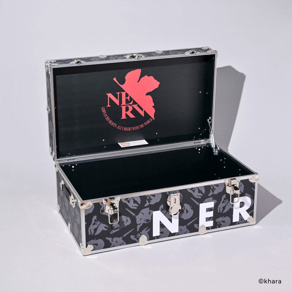 RADIO EVA Monogram Trunk by Rhino Trunk & Case Evangelion 30th anniversary collaboration storage trunk