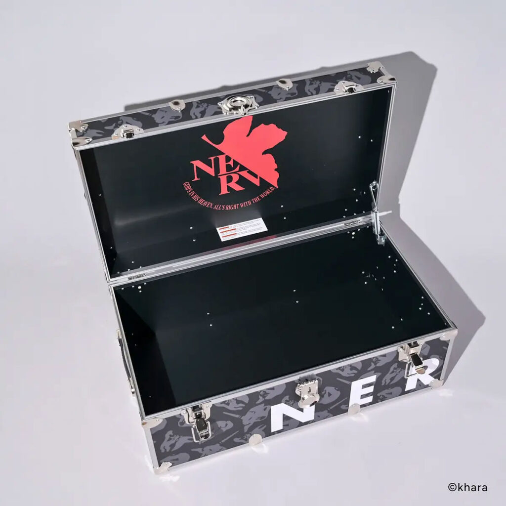 RADIO EVA Monogram Trunk by Rhino Trunk & Case Evangelion 30th anniversary collaboration storage trunk