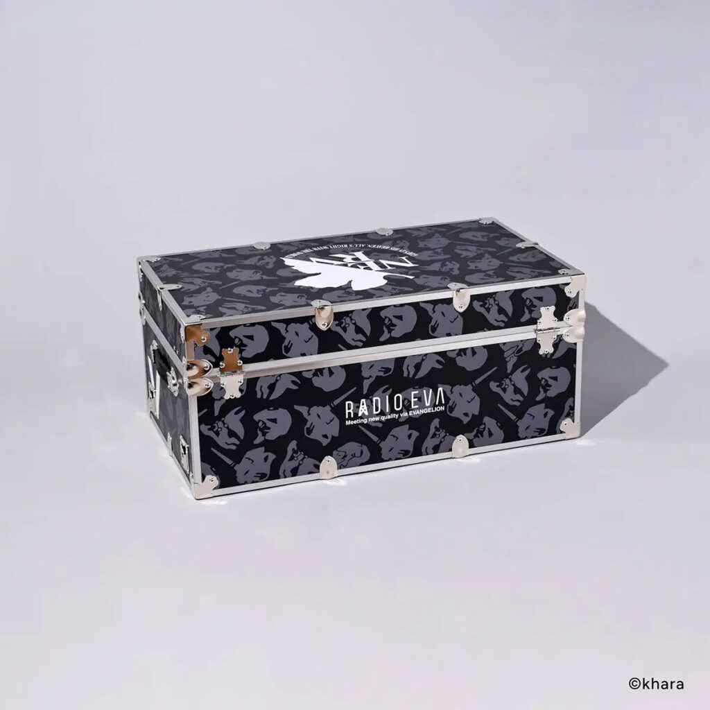 RADIO EVA Monogram Trunk by Rhino Trunk & Case Evangelion 30th anniversary collaboration storage trunk