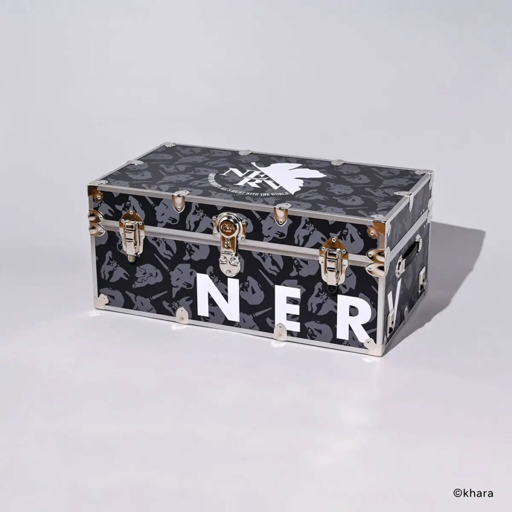 RADIO EVA Monogram Trunk by Rhino Trunk & Case Evangelion 30th anniversary collaboration storage trunk