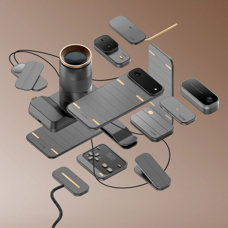 Magnetic Modular TECNO Revisits the Modular Smartphone Idea With Magnetic Snap-On ...