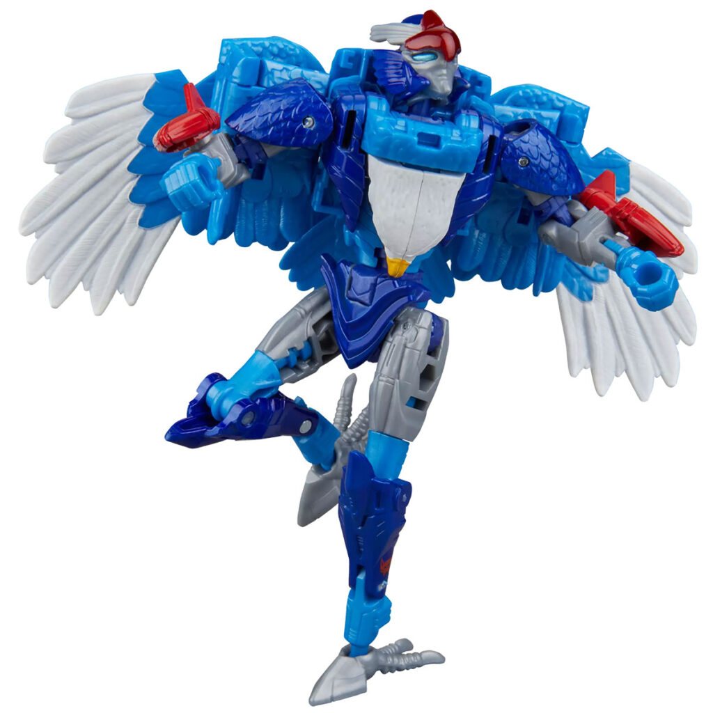 Transformers Deluxe Class Star Eagle patriotic bald eagle Airazor redeco figure in robot and eagle modes