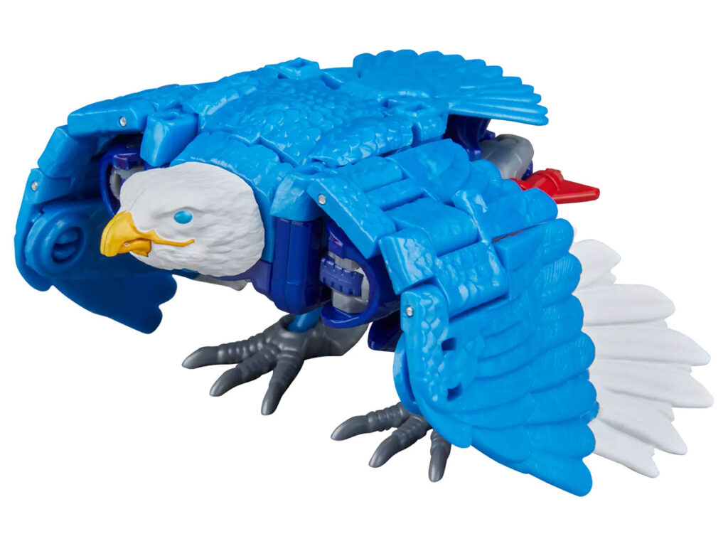 Transformers Deluxe Class Star Eagle patriotic bald eagle Airazor redeco figure in robot and eagle modes