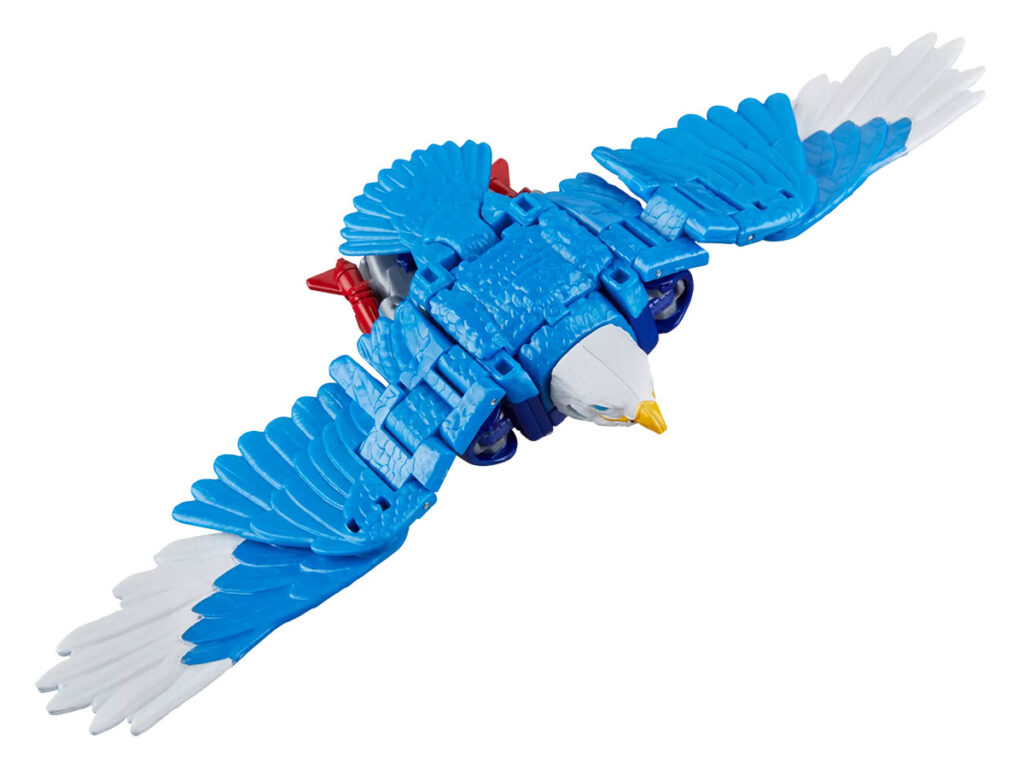 Transformers Deluxe Class Star Eagle patriotic bald eagle Airazor redeco figure in robot and eagle modes