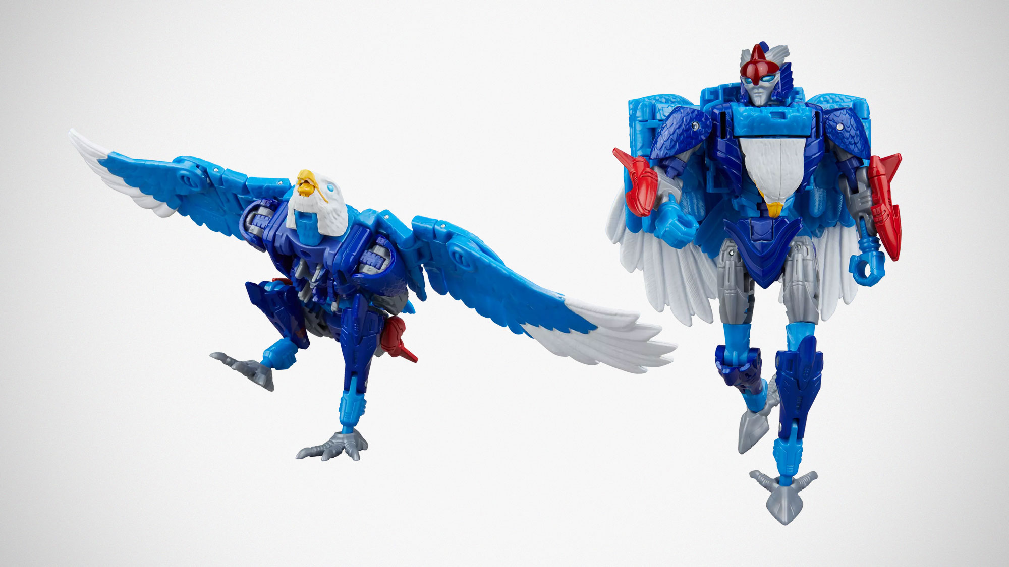 Transformers Deluxe Class Star Eagle patriotic bald eagle Airazor redeco figure in robot and eagle modes