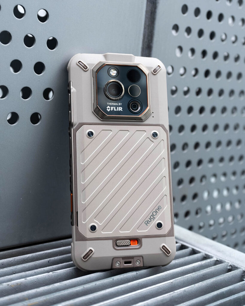 RugOne Xever 7 Series rugged smartphone with swappable battery design and thermal camera option