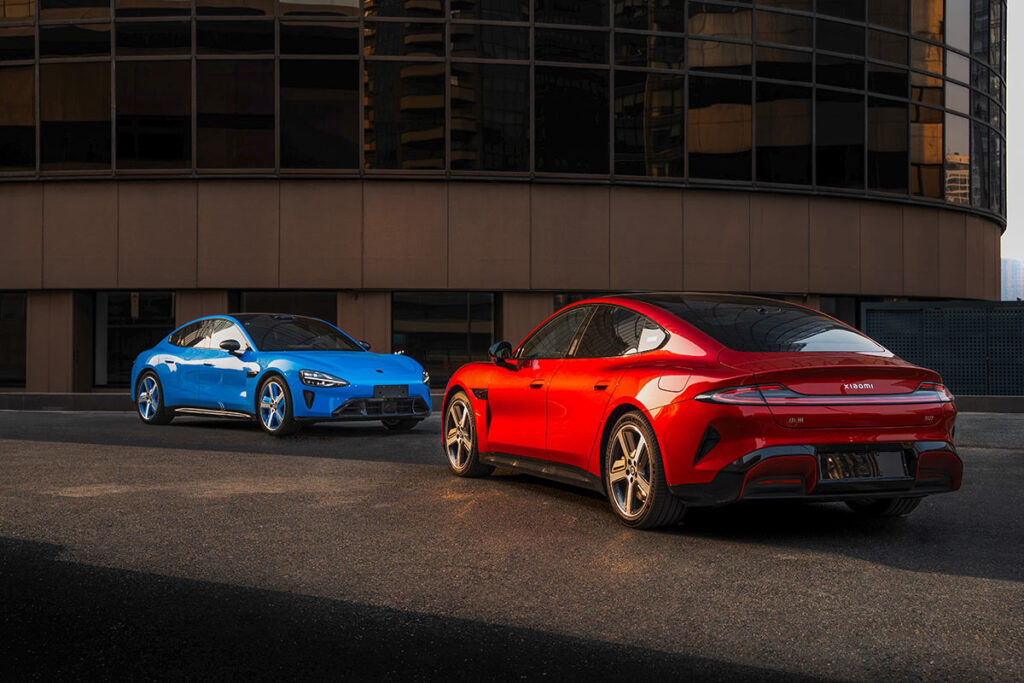 2026 Xiaomi New-Generation SU7 electric sedan with updated front radar and LiDAR standard across lineup