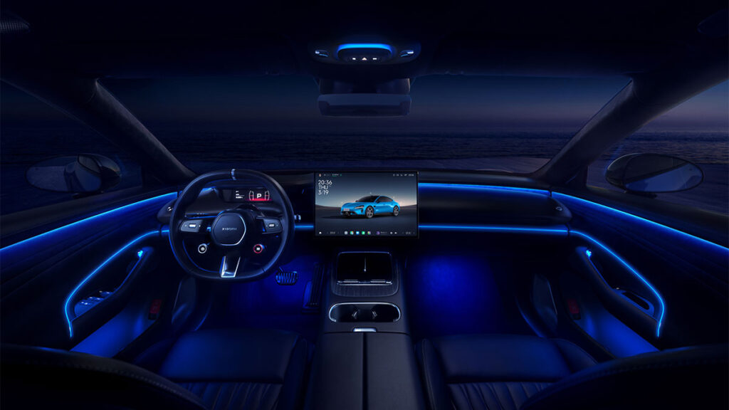 2026 Xiaomi New-Generation SU7 electric sedan with updated front radar and LiDAR standard across lineup