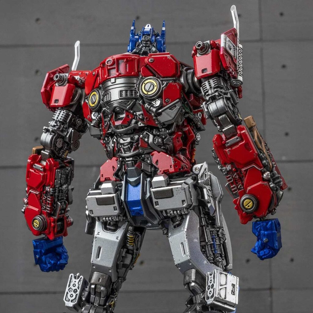 Yolopark AMK Pro Bumblebee movie Optimus Prime 20 cm model kit with Ion Blaster and Energon Axe