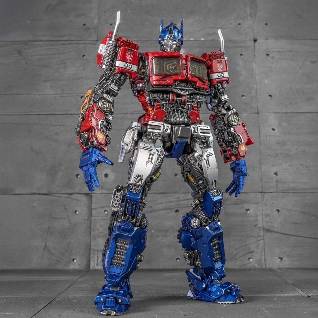 Yolopark AMK Pro Bumblebee movie Optimus Prime 20 cm model kit with Ion Blaster and Energon Axe