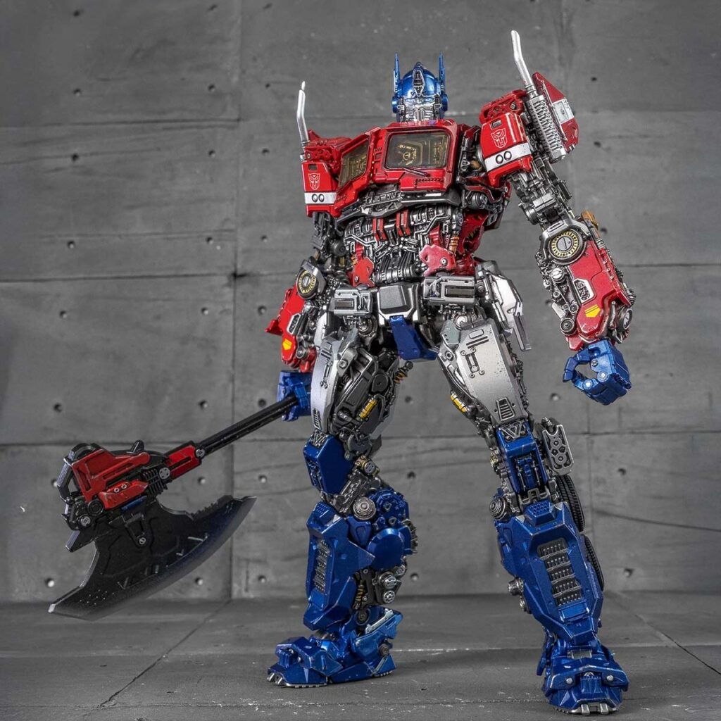 Yolopark AMK Pro Bumblebee movie Optimus Prime 20 cm model kit with Ion Blaster and Energon Axe